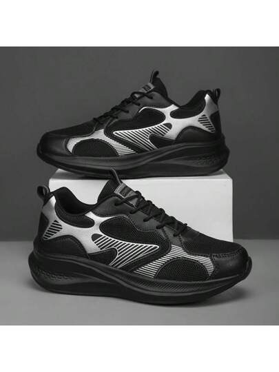 WANWEISI بوت رياضية للرجال - بوت رجالية - بنطلونات رياضية للرجال - بوت رجالية - بوت سوداء - بوت رياضية بيضاء - بوت منصة - بوت رجالية متميزة - بوت رياضية منصة - بوت رياضية - عيد الأب - بوت الجري