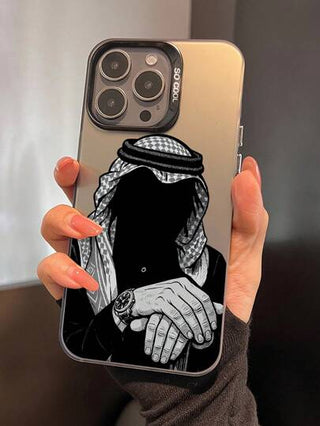 غطاء هاتف بطبعة تصويرية، ذو ثقافة إسلامية، غطاء كاميرا مضاد للسقوط بملمس ناعم، متوافق مع هواتف آيفون 11، 12، 13، 14، 15، 16 برو ماكس، X، XS، XR، 16E، 15 بلس، جالكسي A03، ريلمي، فيفو، ريدمي، إنفينيكس، هونر X50i