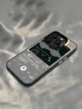 غطاء هاتف واقي حافل بعناصر البرامج الموسيقية، بتصميم عصري أنيق، تغطية هاتف مطفأة خالية من الخدش، هدية إبداعية للأطفال، متوافق مع أجهزة 7/8/X/XS/XR/ 11/12/13/14/15/16 Pro Max، Infinix، Honor، X50i، Vivo، Redmi، OPPO، Realme