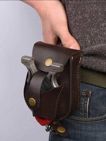 قطعة واحدة حقيبة حمل فردة رمي منزلقة للخارج، تتضمن 100 كرة فولاذية 6 مم، ملحقات منزلقة للصيد والصيد، حقيبة تخزين رائعة كهدية عيد ميلاد أو عطلة للأصدقاء والعائلة