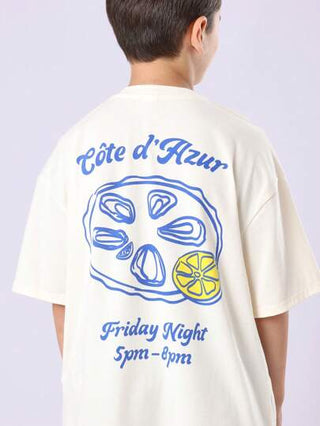 SUMWON قميص قطني بأكمام قصيرة لأطفال نمط نادي الصيف الكاجوال، من طراز فرنسي "كوت دازور"، ملابس شبابية أنيقة، تصميم مريح بناعم، بلوزة لصبية