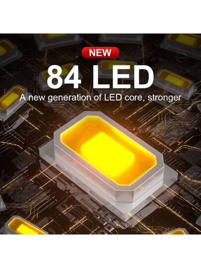 1 قطعة إنارة شوارع تعمل بالطاقة الشمسية موفرة للطاقة، مزودة بحساس للحركة وجهاز تحكم عن بعد، مناسبة للإضاءة التجارية في ممرات الحديقة والجراجات ومواقف السيارات، مقاوم للماء وإضاءة تلقائية، إنارة خارجية آمنة