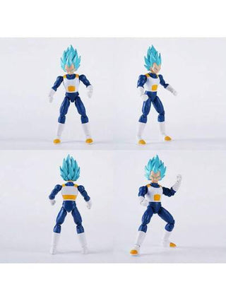 أثاث مكتبي TOEI ANIMATION قطعة واحدة من الدمية المتحركة المرخصة رسميًا لشخصية فيجيتا سوبر سايان - تمثال لعبة باللون الأزرق، مثالي لديكور المنزل وهدايا أعياد الميلاد للمعجبين والمجمّعين