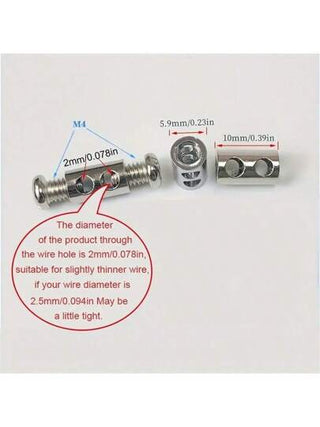 16/32 قطعة مشابك كابلات من الحديد السلك، مشبك قفل بسدادة طرفية، أدوات معدنية متينة لربط الأسلاك للأغراض البستنة، التخييم