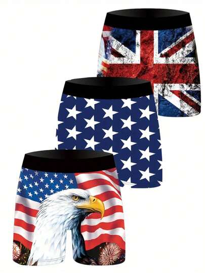 3 قطع حبزة نمط وطني مصنوعة من قماش مبطن وقابل للتنفس للرجال، الوزن 175 جرام / م2، مناسب للارتداء اليومي والكاجوال