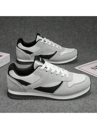 WANWEISI أحذية رجالي جديدة، تنفس ولا انزلاق ، كاجوال أنيقة ، خفيفة الوزن ، قاع ناعم ، للجري والسفر ، مضادة للانزلاق ، أحذية رياضية مسطحة متعددة الأغراض ، للاستخدام الخارجي