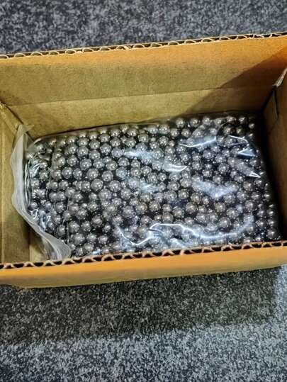 200 حبة/600 حبة كرات صلبة من الصلب عالي الكثافة للرمي بالأسلحة المطاطية للرياضات الخارجية، اكسسوارات رصاصات BB