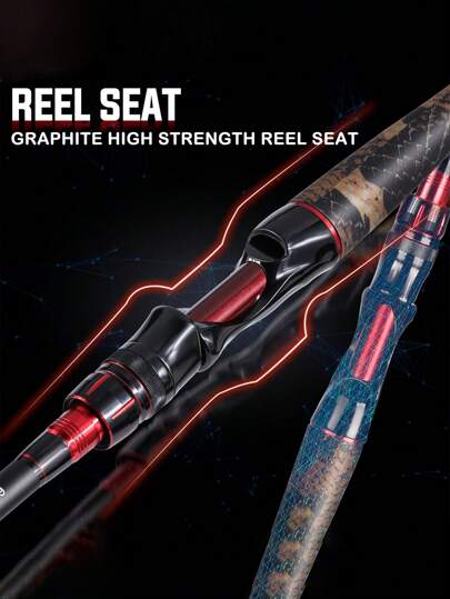SOUGAYILANG صيد خفيف فائق الخفة من الكربون عالي الجودة (1.8م-2.1م) مع دليل من الفولاذ المقاوم للصدأ ومقعد بكرة من الجرافيت - متوفر موديلات لتشغيل السبينر وموديلات الإلقاء
