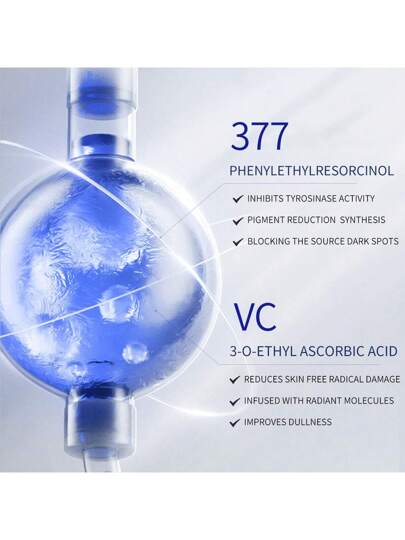 جوهر ميتشان الأزرق مفتح البشرة الخاص 1.5 مل * 30 قطعة (377 ف ك)، يضيء البشرة ويقلل البقع والنمش، يجدد ويمنع التجاعيد، جوهر مرطب مناسب للرجال والنساء