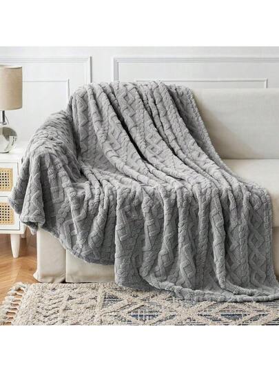 بطانية فليس موضة ثلاثية الأبعاد، بطانية دافئة ناعمة وكثيفة للشتاء، ناعمة وقابلة للعكس، بطانية جاكار فليس كبيرة للأسرّة والأرائك والكنب، بطانية جريء، هدية عيد الميلاد