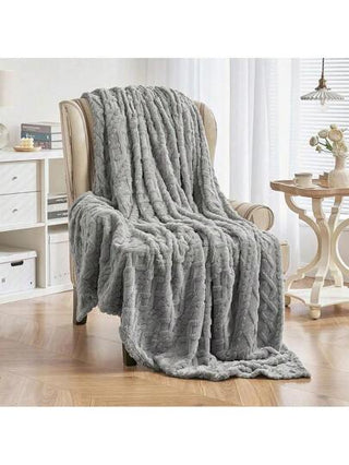 بطانية فليس موضة ثلاثية الأبعاد، بطانية دافئة ناعمة وكثيفة للشتاء، ناعمة وقابلة للعكس، بطانية جاكار فليس كبيرة للأسرّة والأرائك والكنب، بطانية جريء، هدية عيد الميلاد