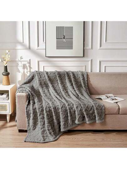 بطانية فليس موضة ثلاثية الأبعاد، بطانية دافئة ناعمة وكثيفة للشتاء، ناعمة وقابلة للعكس، بطانية جاكار فليس كبيرة للأسرّة والأرائك والكنب، بطانية جريء، هدية عيد الميلاد