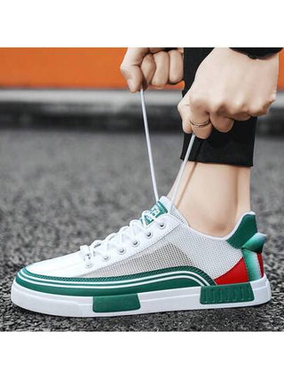 أحذية رياضية شبكية صيفية للرجال 2025 ذات نسيج شبكي خفيف الوزن وتنفس عالي، أحذية رياسضية صغيرة الحجم مريحة وعملية، مناسبة للصيف