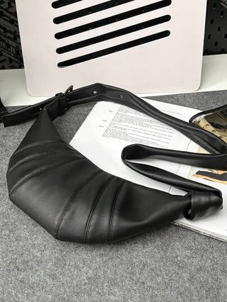 peach tree حقيبة كتف رجالية كبيرة السعة، حقيبة معلقة بشكل كرة، مصنوعة من مواد PU مقاومة للماء وسحاب إغلاق، مناسبة للمكتب والجامعة والرياضة والسفر، هدية للرجال