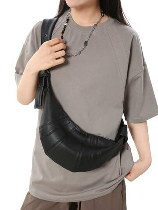 peach tree حقيبة كتف رجالية كبيرة السعة، حقيبة معلقة بشكل كرة، مصنوعة من مواد PU مقاومة للماء وسحاب إغلاق، مناسبة للمكتب والجامعة والرياضة والسفر، هدية للرجال