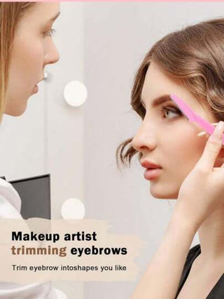 5/10/30/40/66 قطعة مجموعة ماكينة حلاقة وجه من الفولاذ المقاوم للصدأ مع حماية للسلامة للرجال والنساء - أداة متعددة الاستخدامات لإزالة الشعر من الجسم والوجه - أداة تشكيل الحواجب بدقة