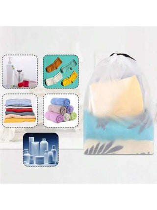 10 قطعة / 15 قطعة / 5 قطع / 1 قطعة من أكياس منظم الأحذية الخارجية ، أكياس منظم الجوارب ، أكياس منظم الملابس ، أكياس تخزين السفر للتنزه والتخييم والتسلق والدراجات الهوائية ، أكياس القمامة