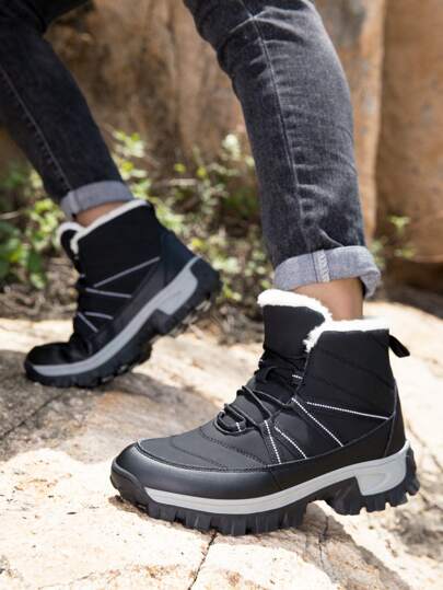 بوت رجالية , بوت/بوت رياضية للرجال, بوت ثلج للرجال, بوت ثلج للنساء, بوت/بوت رياضية ثلج للرجال, بوت غربية للرجال, بوت/بوت تنزه للرجال, بوت ثلج دافئة للشتاء ذات لون أساسي للعمل في الهواء الطلق والاستخدام اليومي, بوت موحدة للأزواج