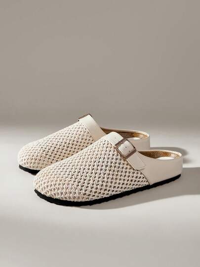 Solecia أحذية نسائية سهلة الارتداء ذات كعب سميك، لموسم الربيع/الخريف، أحذية سهلة الارتداء ذات أصابع مغلقة