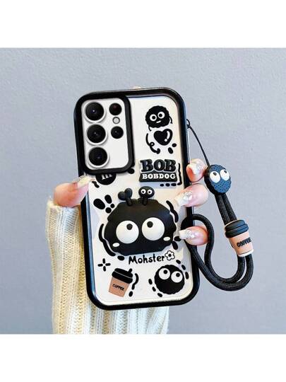 Sanrio غطاء هاتف ل- Galaxy A10S A31 A32 A33 A34 A35 A30 A50 A51 A52s A53 A54 A55 M12 M13 5G مع حزام معصم من كوروني