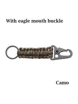 أداة سلسلة مفاتيح بقيادة الحياة | سوار باراكورد مع مشبك كرابينير، فتاحة زجاجات وأدلة عقد | معدات الطوارئ للتخييم/الرحلات البرية