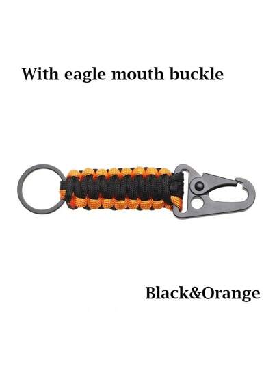 أداة سلسلة مفاتيح بقيادة الحياة | سوار باراكورد مع مشبك كرابينير، فتاحة زجاجات وأدلة عقد | معدات الطوارئ للتخييم/الرحلات البرية