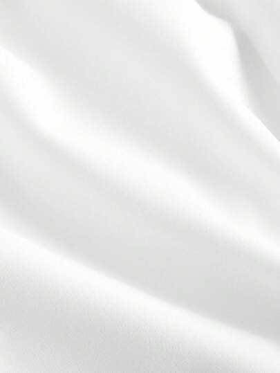 MOD بلوزة كاجوال للسيدات بياقة سادة والكمامات طويلة وجانبية الكشكشة