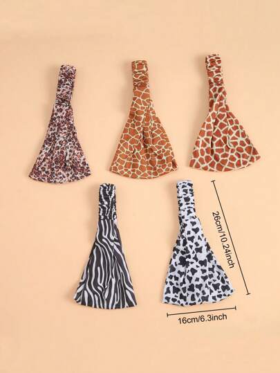 5 قطع/مجموعة شرائط رأس مطاطية قابلة للتمدد، بتصميم كلاسيكي متعدد الألوان، ناعمة ومريحة، تمتص العرق، مناسبة للتمارين الرياضية كاليوجا والركض والتمارين، متعددة الاستخدامات