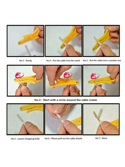 5/2 قطع كماشة كابل كاشط سلك, أداة تقشير سلك و كماشة كبس متعددة الوظائف, أداة يدوية متعددة الاستخدامات لقص واقتطاع الخطوط