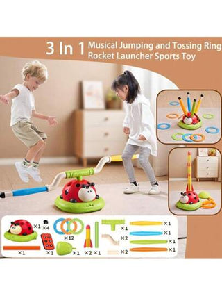 لعبة تدريب 3 في 1 على شكل سوسة ، هدية للأطفال ، لعبة تفاعلية للعائلة للاستخدام الخارجي لتحسين التوازن والتركيز