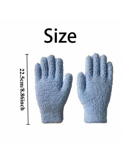 زوج قفازات التنظيف من ألياف الشمواه - برتقالي اللون ، قابل للتمدد وتنفس للتنظيف السهل للسيارات والقوارب والمنازل والأسطح المنزلية والنباتات، قفازات تنظيف من الألياف الدقيقة، عالية الجودة، لطيفة، تصيد الغبار، قابلة للغسل، خالية من النسالة