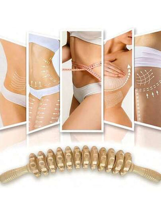 جهاز تدليك خشبي دائري، أداة تدليك جسم لتخفيف الدهون والتنعيم ، مجموعة للنساء الكولومبيات لتصريف اللمفاوي، اكسسورات رياضية