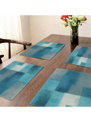 1/4 بساط منضدي متعدد الألوان ذو تصميم جيومتري مطبوع بقماش الكتان، قطع قماشية مزخرفة باسلوب بوهيمي، ديكور أعياد مزخرف بالزهور قابلة للغسيل، مفرش طاولة المطبخ ووسادة القهوة القابلة للغسيل، مناسبة للمائدة والمطبخ وغرفة الطعام والزفاف والاحتفالات...