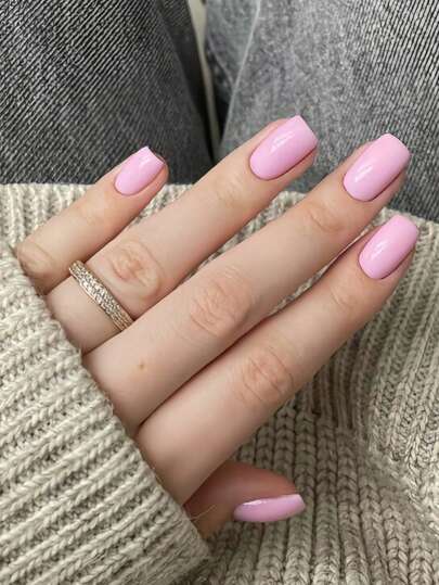 عبّر عن حبك مع 288 قطعة (12 طقم) طقم أظافر مربعة قصيرة جاهزة للضغط والتركيب، بألوان أنيقة بسيطة من الوردي والأحمر والأزرق والأصفر والأبيض والأسود والأرجواني والبني، أظافر صلبة ملونة مجموعة أظافر صناعية كاملة الغطاء لكل من النساء والفتيات، مشمول به...