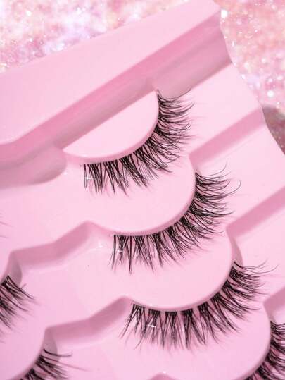 7 أزواج من رموش مين صناعية ثلاثية الأبعاد مخملية وناعمة، مثالية للاستخدام اليومي، ليلة المواعدة، العطلات، الحفلات، الزفاف، العمل والمكياج الربوبي