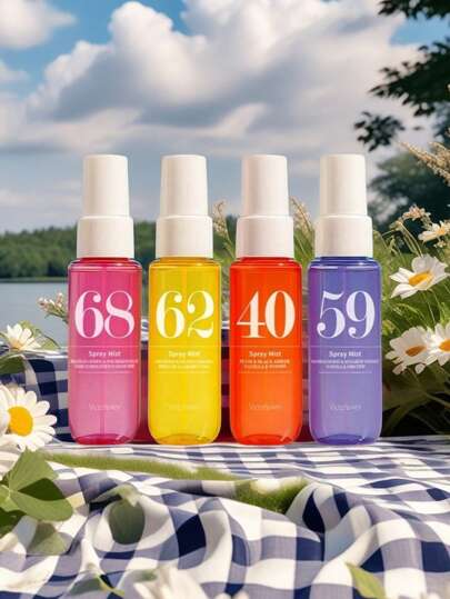 1 قطعة/4 قطع رذاذ عطر برازيلي حجم 40 مل، مزيل رائحة للأقمشة ، رذاذ منعش متوفر ب- 4 خيارات روائح - منعش للداخل والخارج ، رذاذ عطر متعدد الطبقات لإضفاء السعادة، رذاذ طبيعي منعش طويل الأمد، يطلق رائحة أنيقة من فانيليا ريو دي جانيرو، زهرة جوز الهند،...