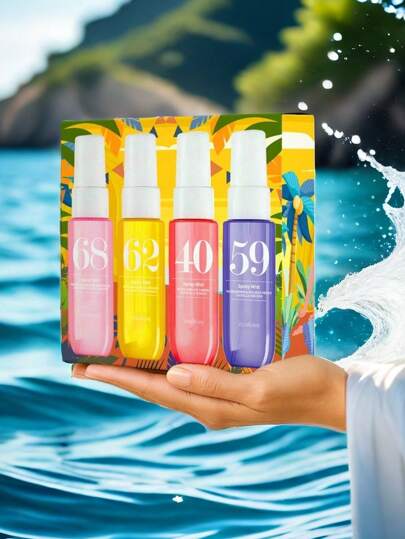 1 قطعة/4 قطع رذاذ عطر برازيلي حجم 40 مل، مزيل رائحة للأقمشة ، رذاذ منعش متوفر ب- 4 خيارات روائح - منعش للداخل والخارج ، رذاذ عطر متعدد الطبقات لإضفاء السعادة، رذاذ طبيعي منعش طويل الأمد، يطلق رائحة أنيقة من فانيليا ريو دي جانيرو، زهرة جوز الهند،...