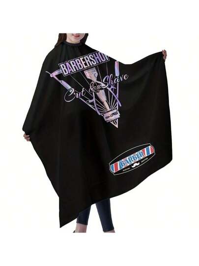 ردة فعل كبيرة الحجم مع حافة الرقبة،منشفة على الطراز القديم، وغطاء للمحلات الحلاقة المهنية، أدوات وإكسسوارات تصفيف الشعر، ضرورية للصالون والسفر