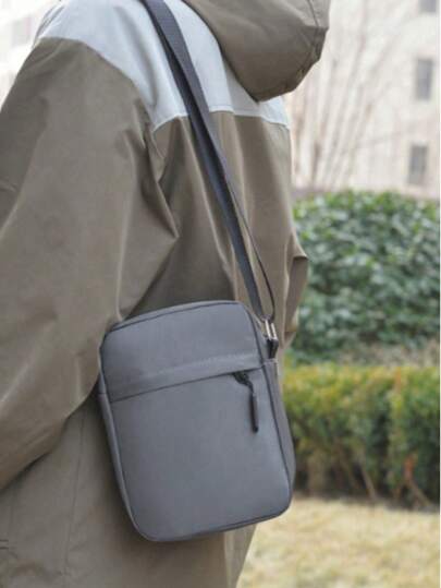 حقيبة رجالية موضة جديدة، مصنوعة من خامة عالية الجودة، سعة كبيرة، مقسّمة إلى أقسام، رسول متعدد الوظائف، أنيق وعصري، مناسب للعمل والمكتب، حقيبة كتف