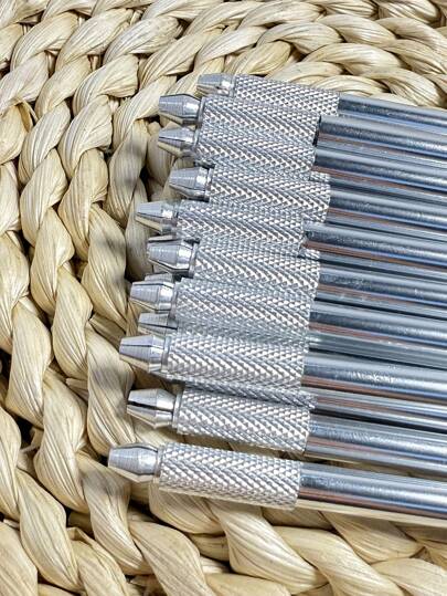 5 قطع من أدوات قلاب الكروشيه ذات القبضة الناعمة، لصنع الباروكات والحرف اليدوية كالنسيج والخرز، متعددة الألوان