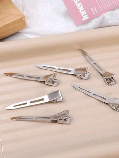 50 قطعة دبابيس شعر معدنية متجعدة 6 سم للسيدات المحترفات، قابلة للتثبيت لصالون التجميل، أداة DIY لملحقات الشعر