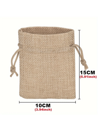 10/20 طقم أكياس هدايا من كتان عالي الجودة، أكياس هدايا قابلة لإعادة الاستخدام بمقاس 4 * 6 بوصة، أكياس كتان، هدايا زفاف، تخزين مستحضرات التجميل والمجوهرات، أكياس حلوى، أكياس مجوهرات الحفلات، عيد الحب، أكياس اشغال يدوية، عيد الميلاد