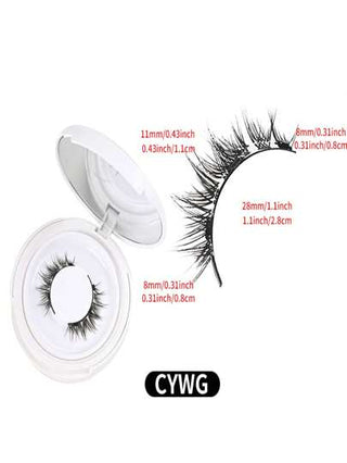 زوج رموش مغناطيسية زائفة، مظهر طبيعي للمكياج، قابلة لإعادة الاستخدام بدون صمغ، شديدة الرفرفة والكثافة، قابلة للتخصيص بالطول، مناسبة للعيون الحساسة