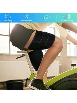 قطعة واحدة من كم الفخذ، كم ضغط الفخذ، كم دعم الفخذ، للرجال والنساء مصمم للامتصاص العرق، مريح، وبنية متينة، مثالي للهواة اللياقة البدنية