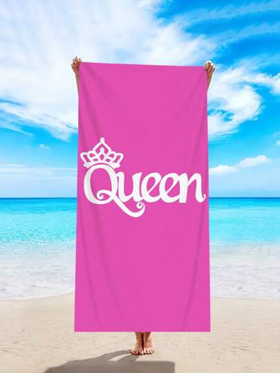 منشفة شاطئ ملكية قطعة واحدة ، مصممة بشخصية وأناقة ، من ألياف فائقة النعومة وجفاف سريع وامتصاص عالي ، منشفة شاطئ متعددة الاستخدامات للرياضات الخارجية والسباحة واليوغا واللياقة البدنية والتخييم والحمام ، هدية أساسية لرحلات الشاطئ
