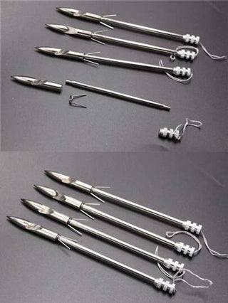 3/6/9 قطع أدوات صيد من الفولاذ المقاوم للصدأ، قطع لونش رصاص الصيد، سهام سمك، اكسسوارات صيد وصيد، مناسبة كهدايا عيد ميلاد أو أعياد للأصدقاء والعائلة