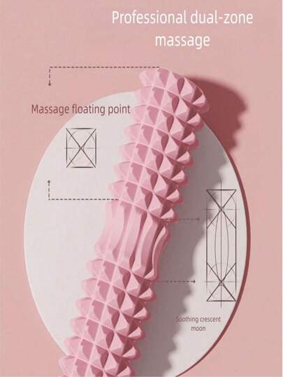 قطعة واحدة من أسطوانة تدليك اليوغا من الرغوة EVR ، للاسترخاء العضلي ومرونة التدريب بعد التمرين - نسيج السطح تدليك عميق للعضلات ، مناسب جدًا لليوغا والبيلاتس واللياقة البدنية ، اكسسوارات اليوغا | أسطوانة منسوجة | أسطوانة خفيفة الوزن ، اكسسوارات اليوغا ، ال