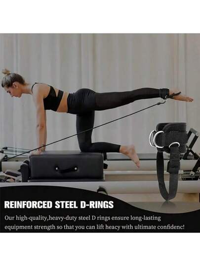 قطعة واحدة/1 زوج أربطة كاحل متعددة الأحجام للياقة البدنية للجنسين، أربطة كاحل قابلة للتعديل لتمارين الساق المقاومة في صالة الألعاب الرياضية، دعامة الكاحل