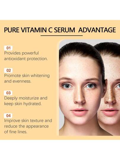 مرطب الوجه بالفيتامين سي مناسب لجميع أنواع البشرة، يحسن مرونة البشرة، بمعالجات وجه مناسبة للرجال والنساء