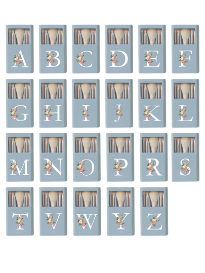 مجموعة واحدة من خمس مجموعات من فرش التجميل المحمولة مع مرايا، زهور بيضاء وحروف من A إلى Z، مجموعات فرش تجميل معلبة، فرش تجميل متعددة الوظائف مع صناديق مرايا، أقلام تجميل صغيرة متعددة الوظائف، فرش مكياج الأساس، فرش ظلال العيون، أدوات تجميل للمبتدئين،...